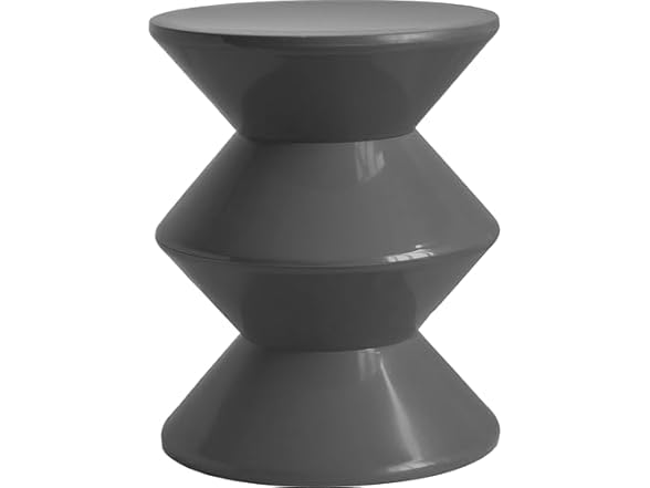 LeisureMod Aura Plastic Side Table