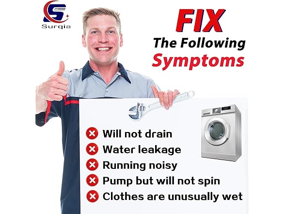 Surqia  Hotpoint GE Washer Drain Pump