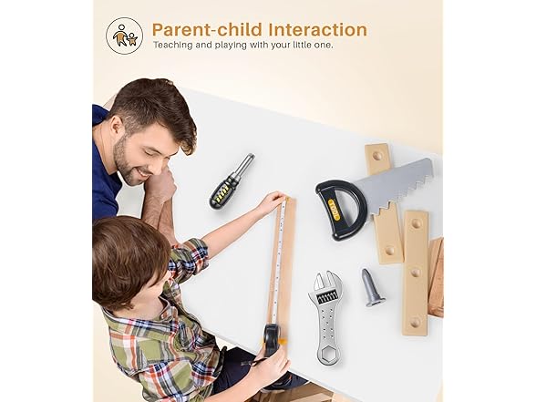 Geyiie Pretend Play Tool Kit