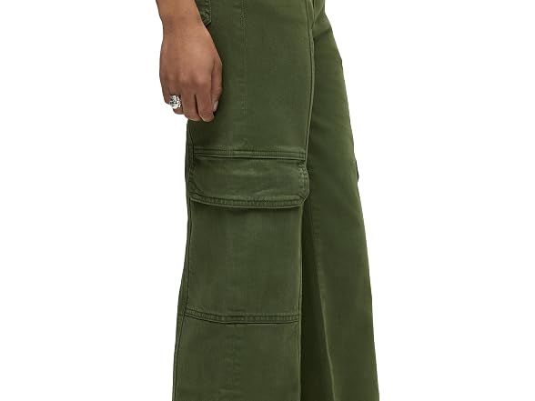 HUDSON Women's Rosie High-Rise Cargo Wide Leg