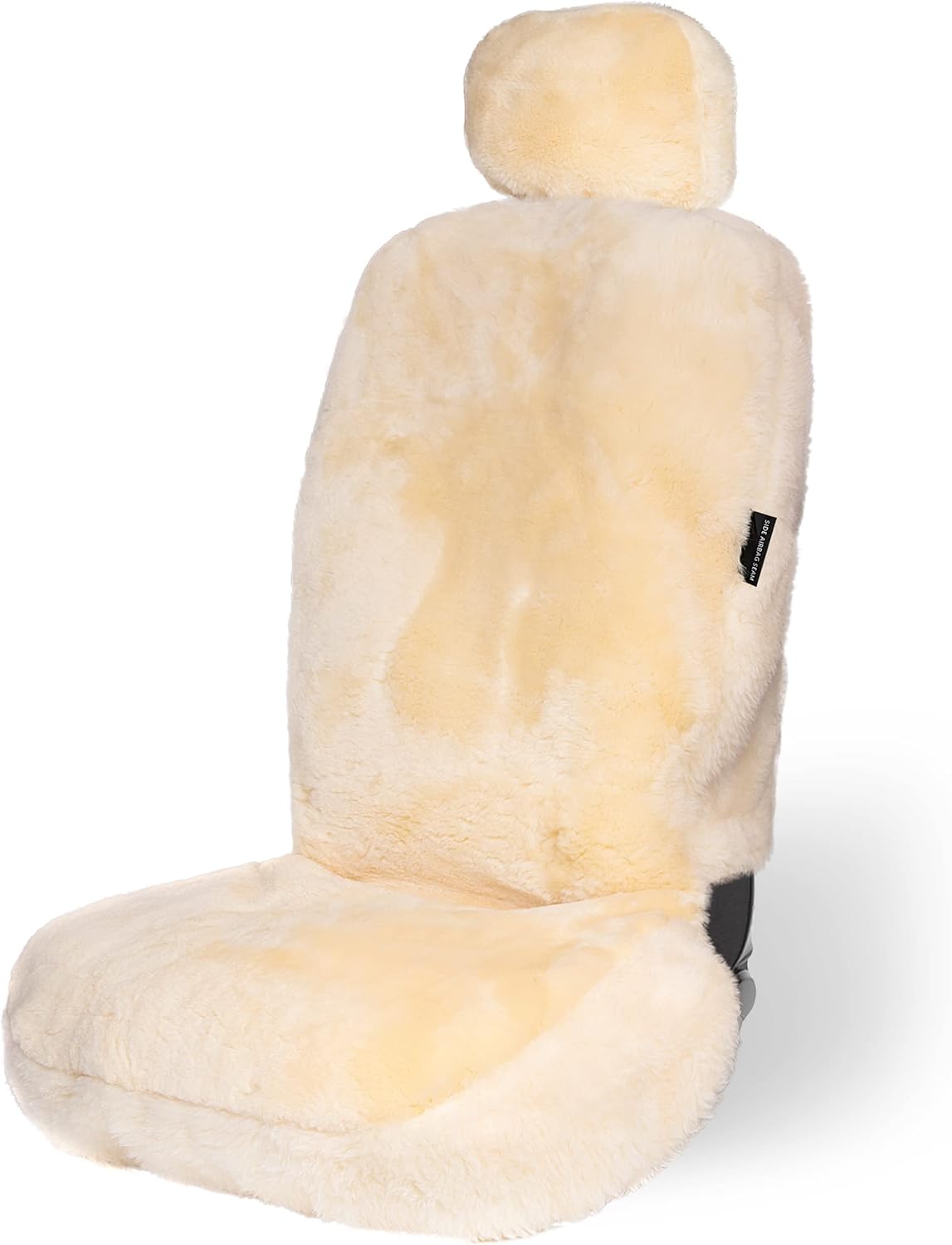 Pick Color Genuine Sheepskin Car Seat Cover Single - Gallery 11