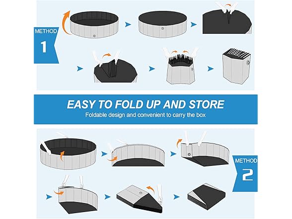 Niubya Foldable Dog Swimming Pool