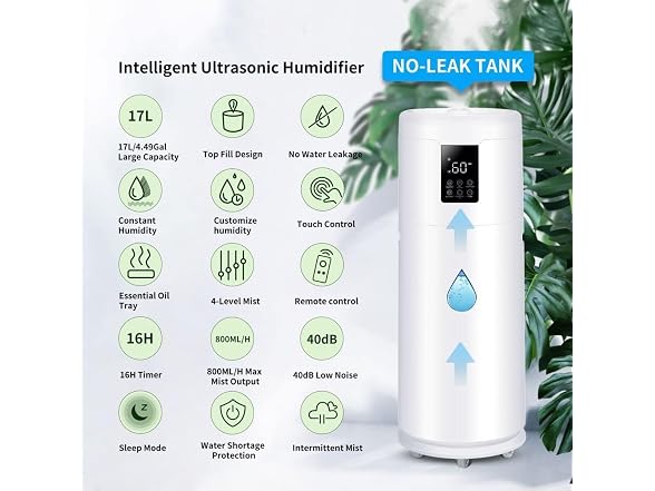 Honovos BC5553260609776 Humidifier 2000sqft