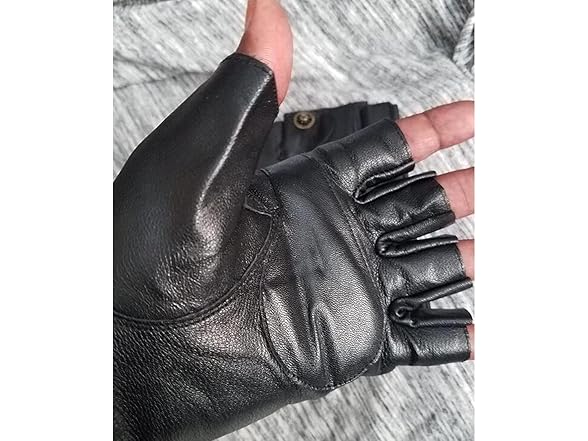 MAYSONG 1 Pair men Steampunk Gloves