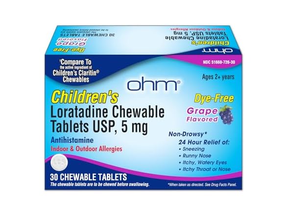 Ohm Children's Allergy 30ct