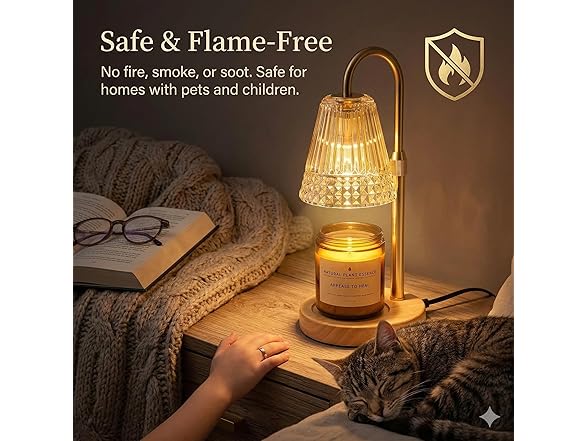 micieitie Candle Warmer Lamp with Timer and Dimmer