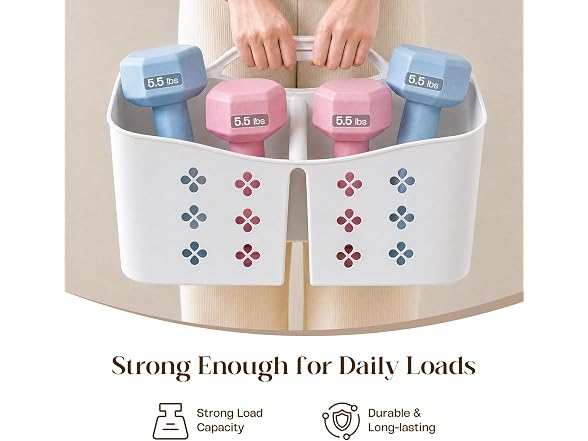 PQH Portable Shower Caddy White - Gallery 6