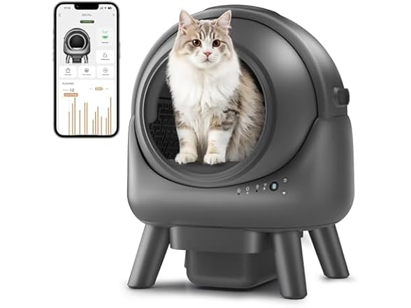 Qxpztk BC388725050083 self cleaning cat litter box