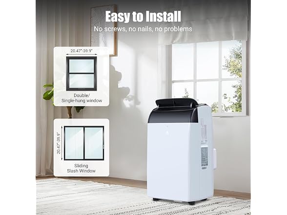 AutoSteelix Portable Air Conditioner 14,000 BTU, AC