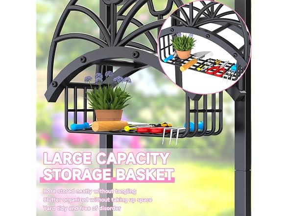 COZEER Garden Water Hose Holder Freestanding
