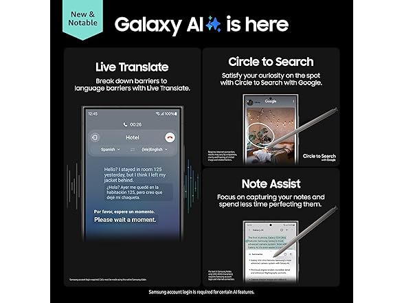 (NEW) Samsung Galaxy S24 Ultra Smartphone (256GB) (Unlocked)