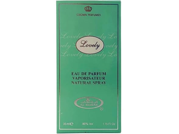 Al Rehab Lovely Eau de Parfum Spray for Unisex, 1.18 Ounce