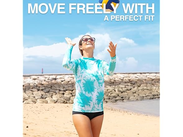 Kanu Surf Women's LS Rash Top Aqua (M)