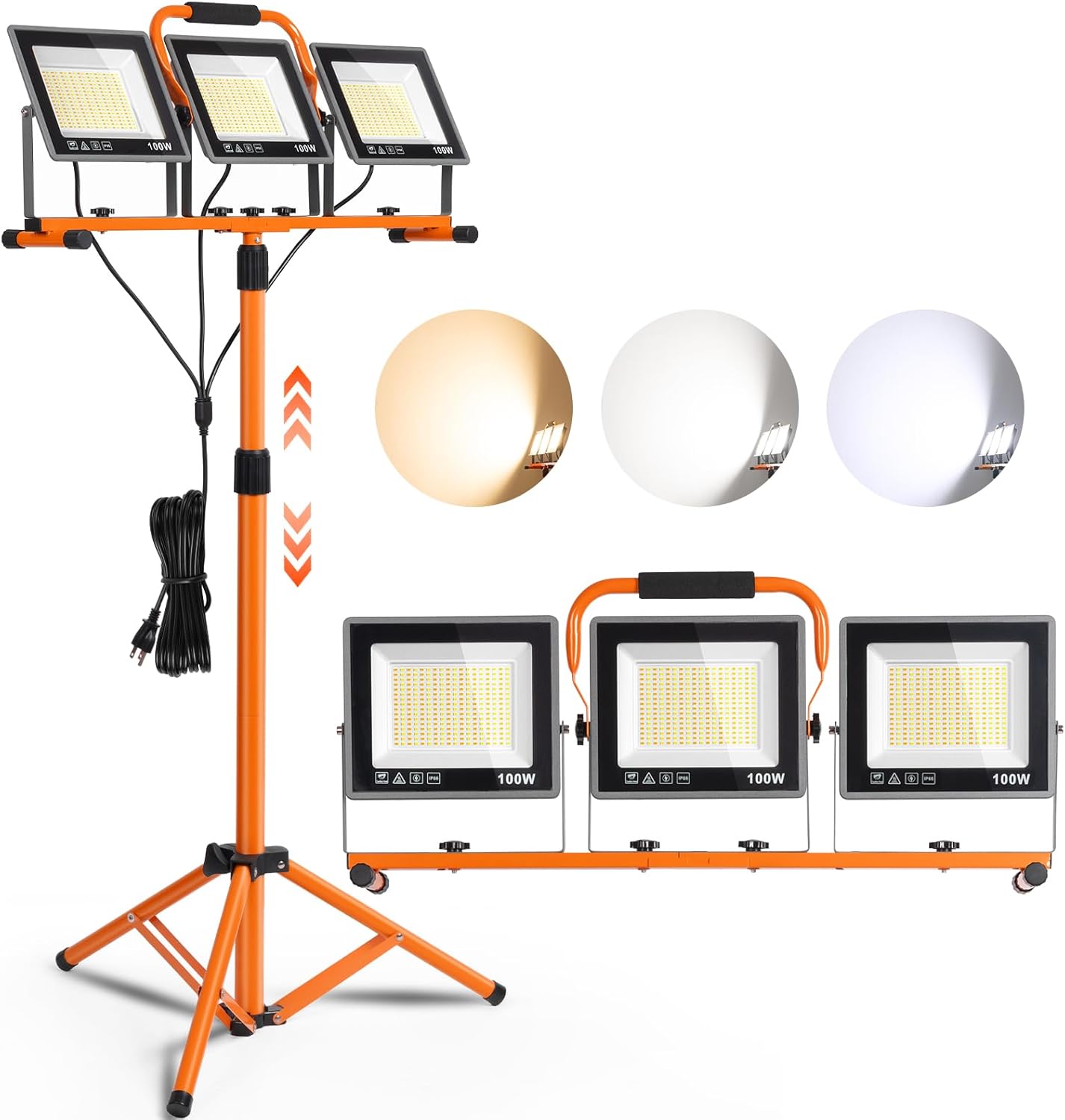 GoBright 31000LM 3 Head Work Light - Gallery 11