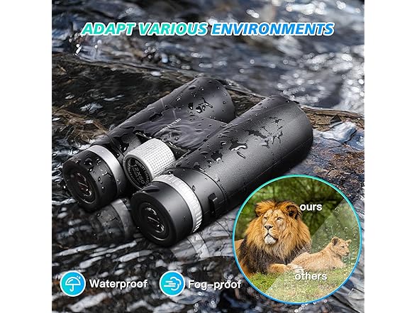 OEXLUFORD 12x50 HD Binoculars
