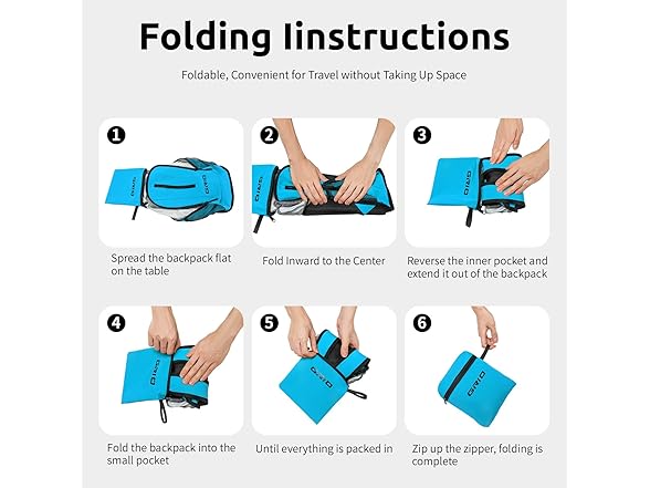 GRIO Lightweight Packable 15L Daypack ]