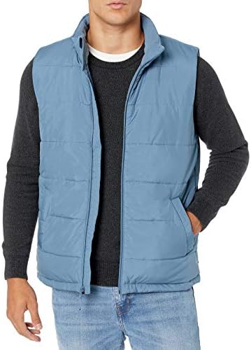 Amazon Essentials Mens Midweight Fleece Lined Insulated Puffer Vest