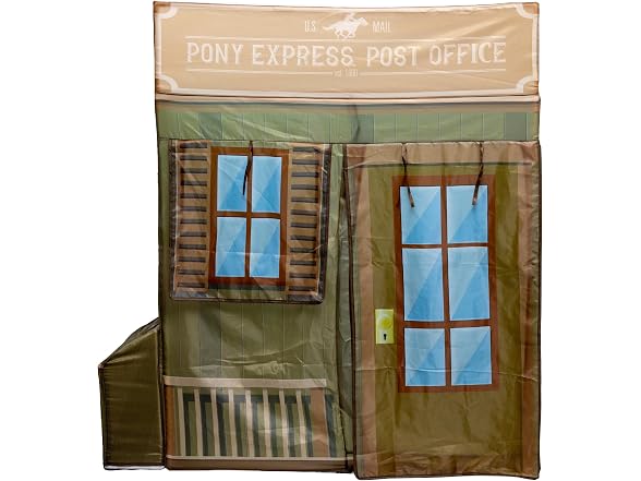 Kid Trax USPS Post Office Pony Express Pretend Play Kids Pop Up Tent