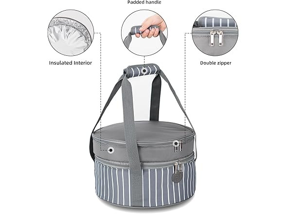 Fun Elements Insulated Casserole Carrier