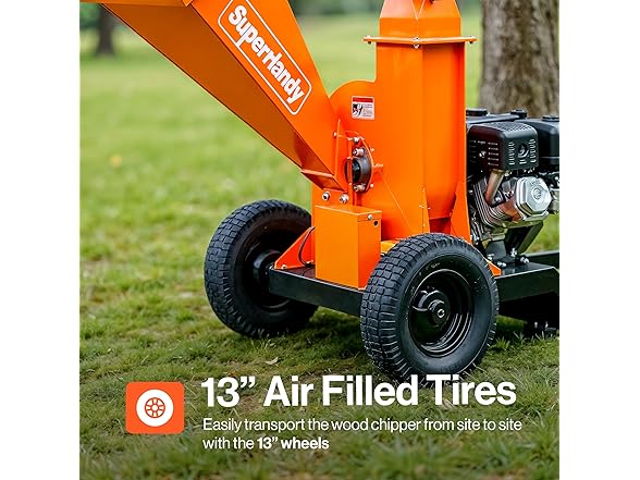 SuperHandy Towable Wood Chipper