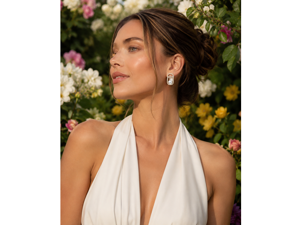 18K Gold Plated Stud Earrings