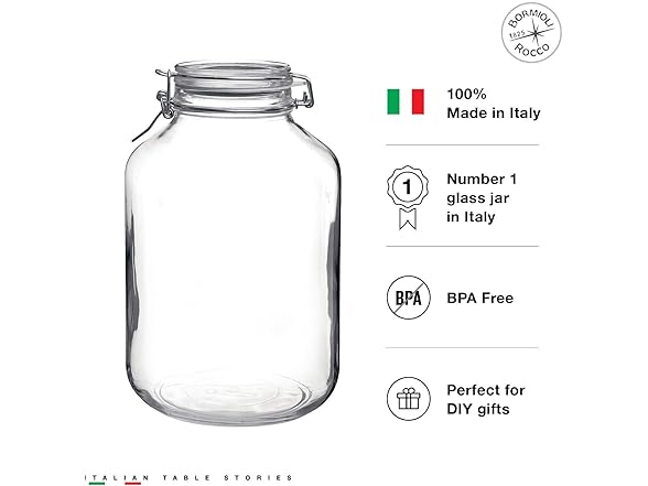  Bormioli Rocco Fido Glass Canning Jar I