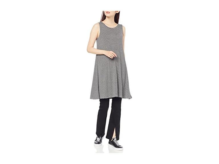 Mini Stripe Medium Grey Heather