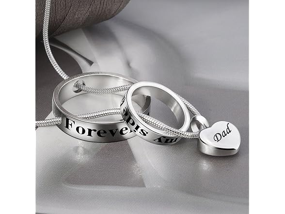 Cremation Silver Heart Locket
