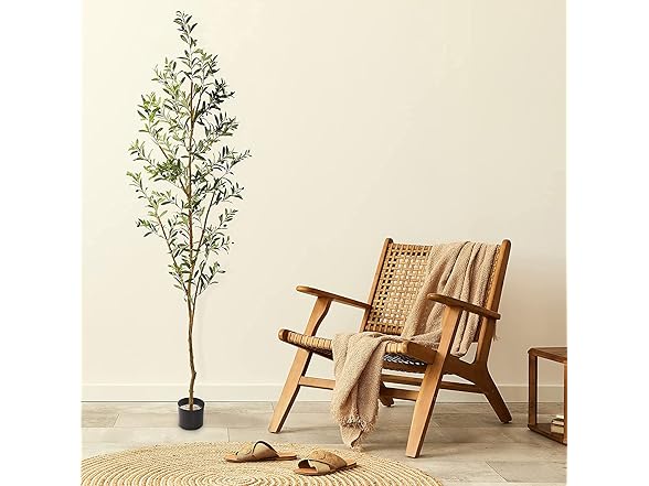 Nearly Natural 82" Olive Artificial Tree