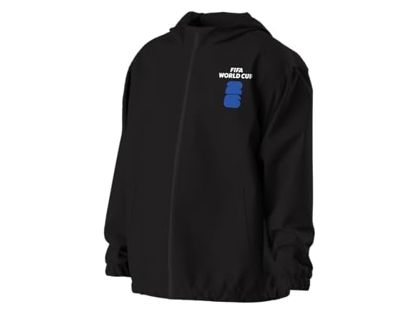 Outerstuff Full-Zip Hooded Rain Jacket (S)