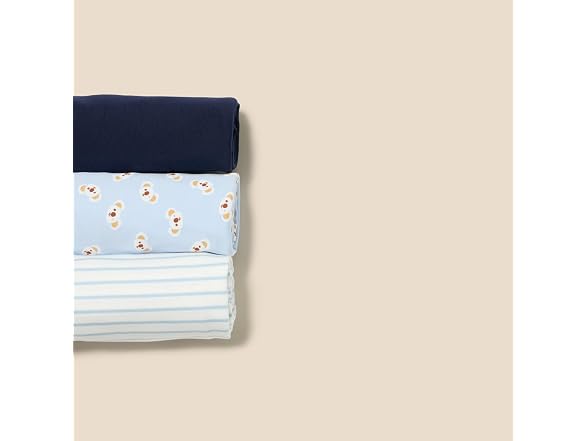 Amazon Essentials Cotton Swaddle Blankets, Pack of 3