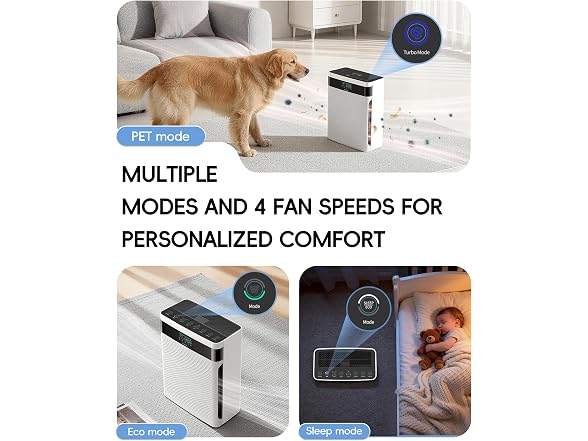 TER Air Air Purifier for Home Pets
