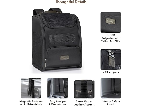 Traveler's Choice Argo Tails of The Trail Pet Backpack