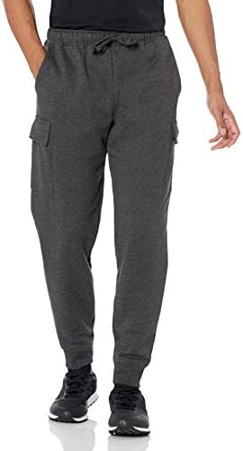 Amazon Essentials Men's Cargo Fleece Jogger Sweatpant with Relaxed Fit