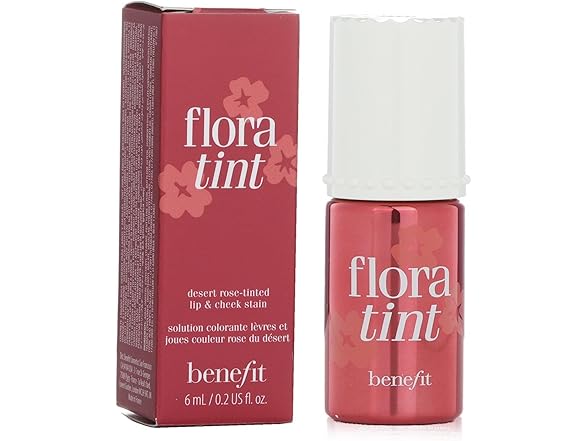2PK Benefit Flora Tint Desert Rose Tinted Lip & Cheek Stain