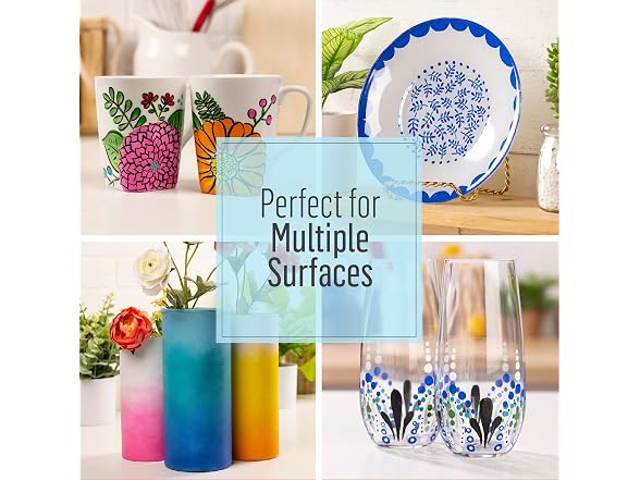 FolkArt Enamel Glass & Ceramic Paint Aqua