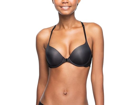 Undies Wmns Grey Push Up Bra (34C)