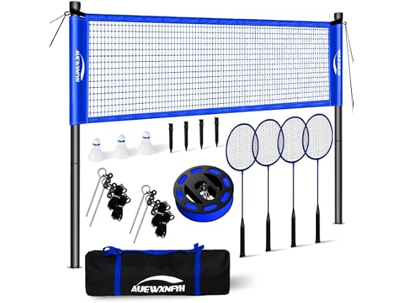 AUEWXNFYH Portable Badminton Set