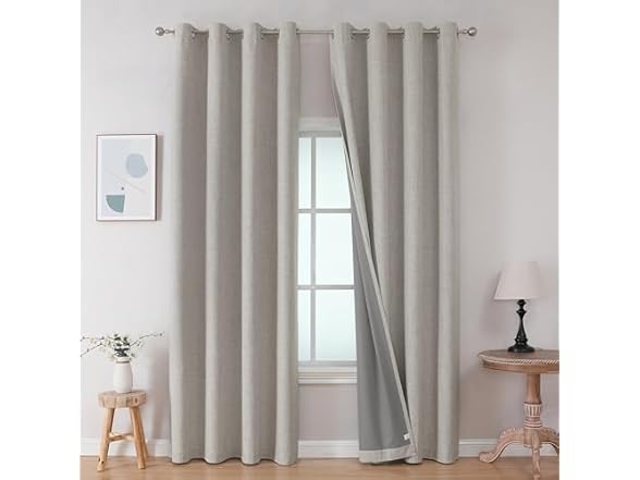 Joydeco Blackout Curtains, 63" Length