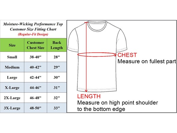 6Pk Mens S/S Performance Active Tee
