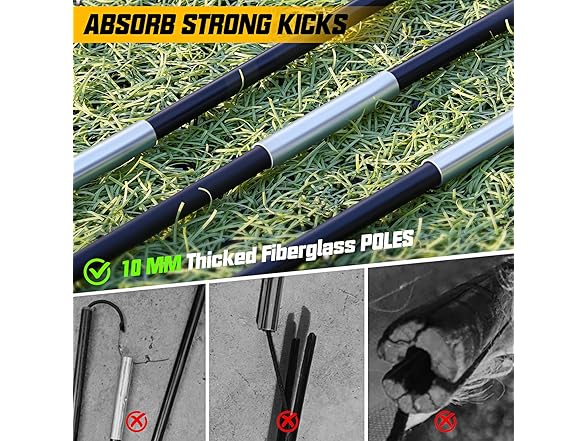 UZTUGG Soccer Goals 2 Pack 4' x 3'