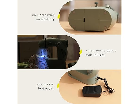 Hearth & Harbor Mini Sewing Machine