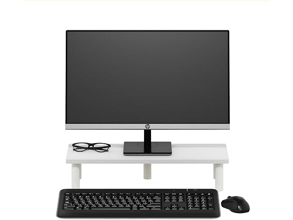 Furinno Monitor Stand Riser, White