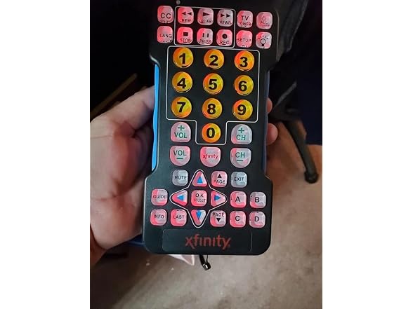 Comcast RT-U27B Big Button Remote