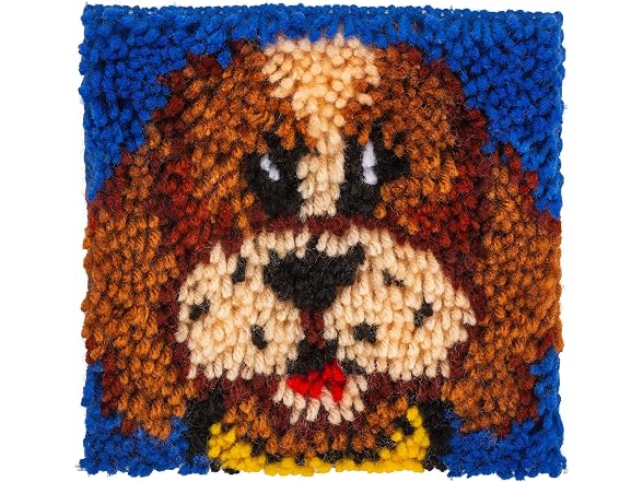 Wonderart 426136C Puppy Latch Hook Kit, 8" - Gallery 4
