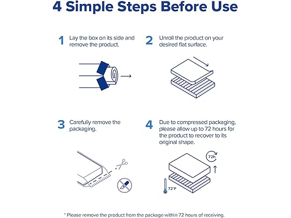 Olee Sleep 10" Gel Foam Full Mattress