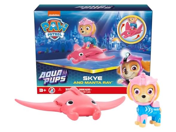 PAW Patrol, Aqua Pups Skye Figure Set