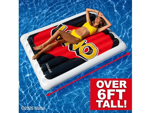 Uno Pool Float Giant Inflatable
