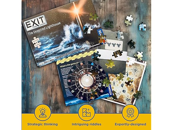EXIT: The Deserted Lighthouse (With Jigsaw Puzzle)