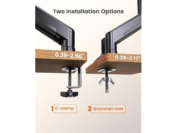 ErGear Dual Monitor Stand up to 32 inches Screen
